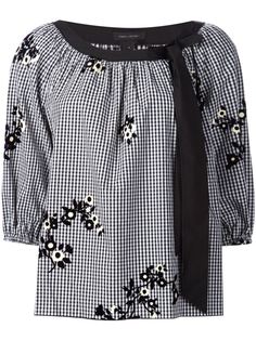 блузка с цветами Marc Jacobs