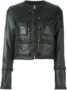 укороченная куртка с косичками на подоле Givenchy