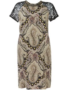декорированное платье  Etro