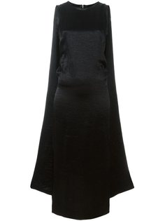 длинное платье с накидкой McQ Alexander McQueen