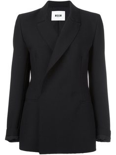 пиджак с потайной застежкой MSGM