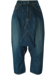 джинсы с заниженной шаговой линией  Junya Watanabe Comme Des Garçons
