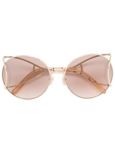 объемные солнцезащитные очки  Chloé Eyewear