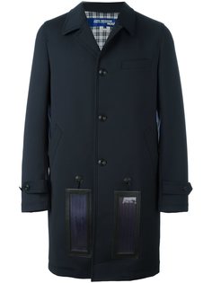 пальто с контрастными панелями Junya Watanabe Comme Des Garçons Man