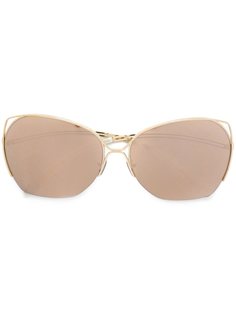объемные солнцезащитные очки  Victoria Beckham