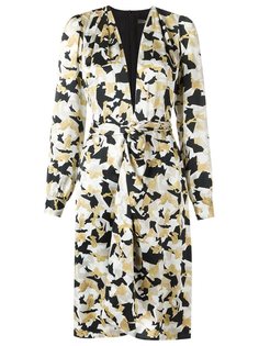 v-neck printed dress Andrea Marques