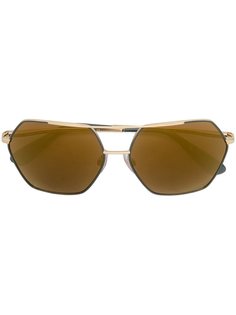 шестиугольные солнцезащитные очки-авиаторы Dolce & Gabbana Eyewear