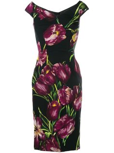 платье с цветочным принтом  Dolce & Gabbana