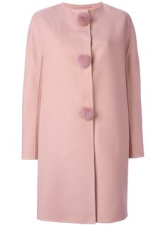 однобортное пальто Ermanno Scervino