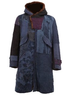 пальто с капюшоном и вышивкой By Walid