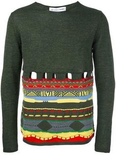пуловер с вырезными деталями Comme Des Garçons Shirt