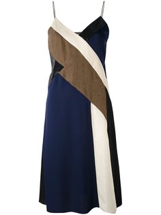 платье дизайна колор-блок Dvf Diane Von Furstenberg