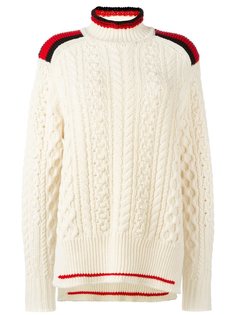 джемпер вязки косичкой с отворотной горловиной Isabel Marant