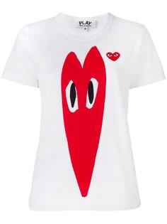 футболка с принтом-логотипом Comme Des Garçons Play