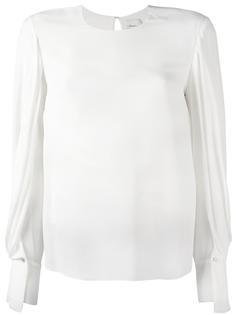 блузка с драпированным рукавами 3.1 Phillip Lim