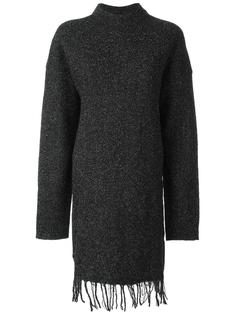 платье с бахромой T By Alexander Wang