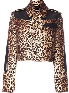 куртка с леопардовым принтом Givenchy