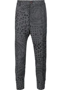 брюки с геометрическим принтом Vivienne Westwood Man