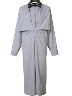 платье-рубашка с заклепками на воротнике JW Anderson