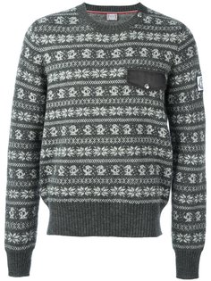 джемпер Fair Isle Moncler Gamme Bleu