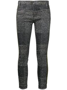 брюки из люрекса и кожи Haider Ackermann