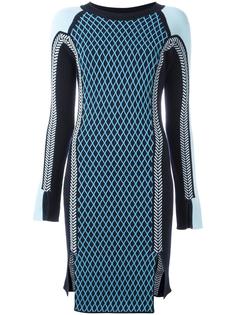 спортивное трикотажное платье Versace