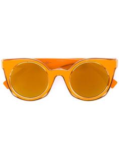 солнцезащитные очки в круглой оправе Fendi Eyewear