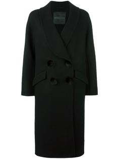 пальто с отделкой помпонами Ermanno Scervino
