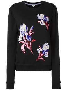 толстовка с цветочной вышивкой Kenzo