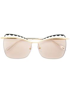 солнцезащитные очки с оправой "кошачий глаз" Alexander Mcqueen Eyewear