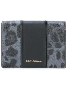 кошелек с леопардовым рисунком Dolce & Gabbana