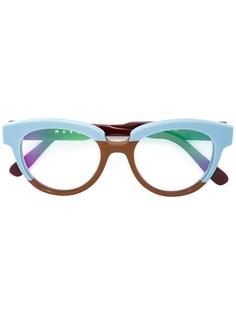 очки дизайна колор-блок Marni Eyewear