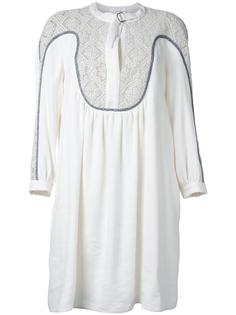 платье с гипюровой вставкой Chloé
