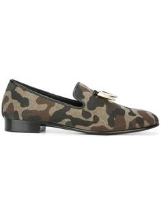 камуфляжные мокасины Giuseppe Zanotti Design