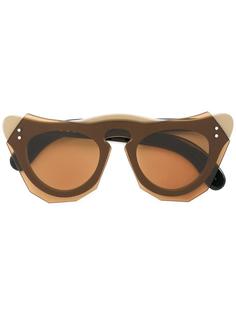 солнцезащитные очки геометрической формы Marni Eyewear