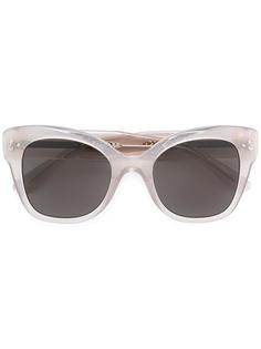 солнцезащитные очки в оправе "кошачий глаз" Bottega Veneta Eyewear