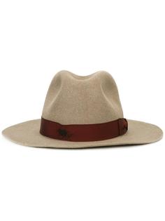 шляпа-федора с лентой Borsalino