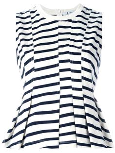 полосатый топ с баской T By Alexander Wang