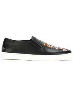 кеды-слипон Family Dolce & Gabbana