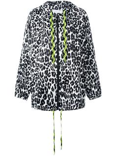 леопардовая куртка с капюшоном Marc Jacobs