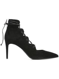 туфли-лодочки Paris на шнуровке Saint Laurent