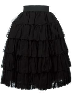 многоярусная юбка Dolce & Gabbana