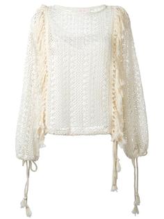вязаный топ с бахромой See By Chloé