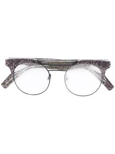 очки в круглой оправе Yohji Yamamoto