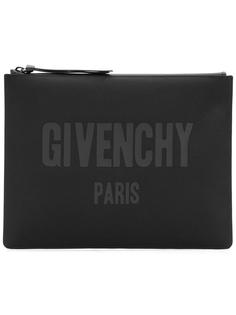 клатч с принтом логотипа Givenchy