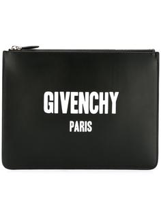 клатч с принтом логотипа Givenchy