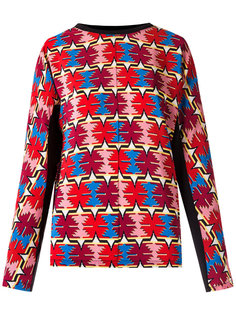 silk printed blouse Reinaldo Lourenço