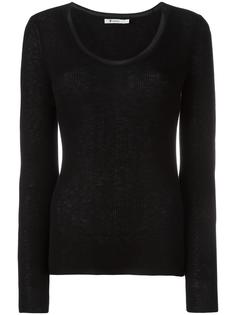 свитер с глубоким вырезом  T By Alexander Wang