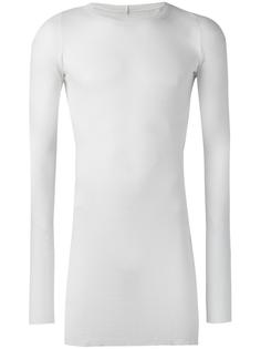 удлиненный топ с длинными рукавами Rick Owens