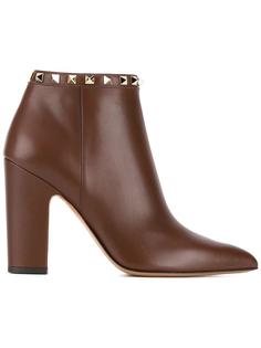 сапоги по щиколотку Valentino Garavani Rockstud Valentino